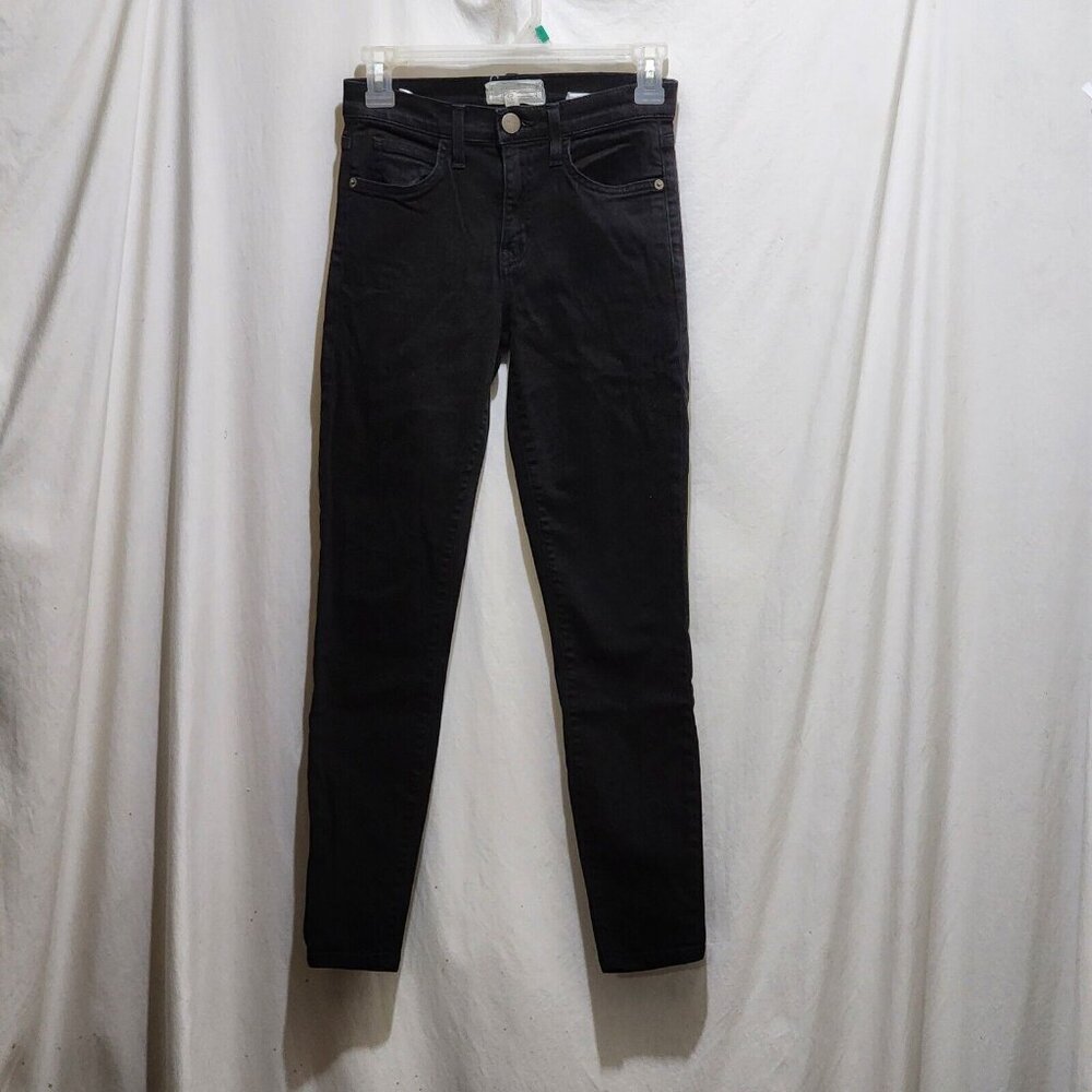 Current/Elliott The High Waist Stiletto Cropped Skinny Jeans From the 70s 24-0